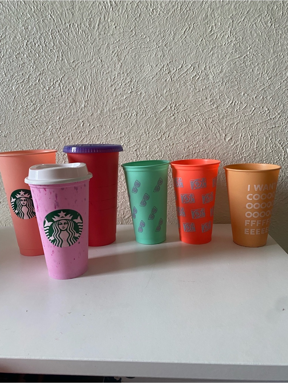 Starbucks Pink Reusable Travel Cups Bundle
